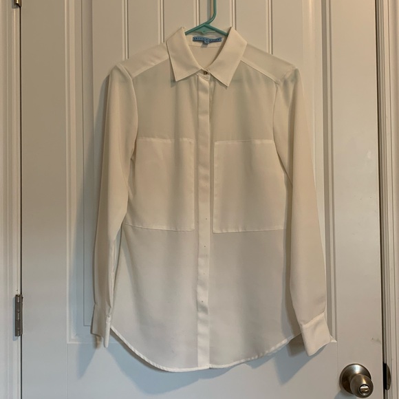 Off-white Antonio Melani Button-down XS - Picture 2 of 5